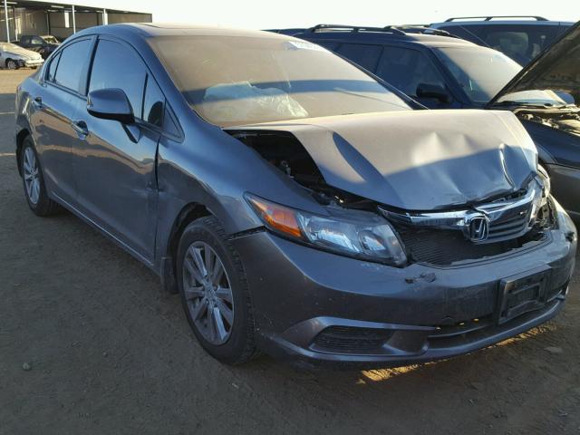 19XFB2F93CE045550 - 2012 HONDA CIVIC EXL GRAY photo 1