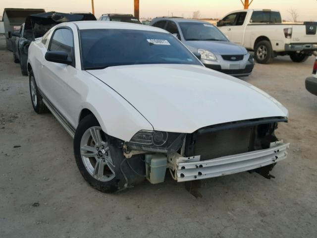 1ZVBP8AM1D5232133 - 2013 FORD MUSTANG WHITE photo 1