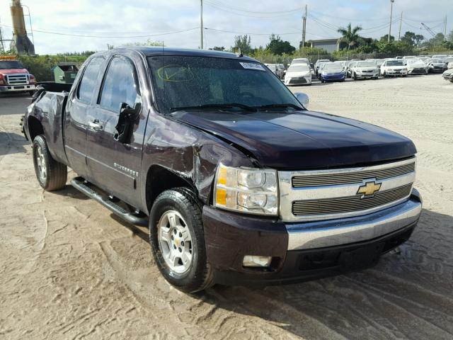 2GCEK190381206969 - 2008 CHEVROLET SILVERADO MAROON photo 1