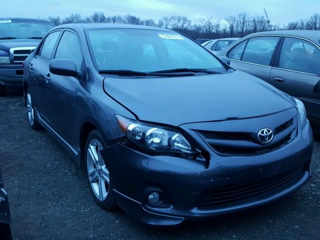 2T1BU4EE6DC110474 - 2013 TOYOTA COROLLA BA GRAY photo 1