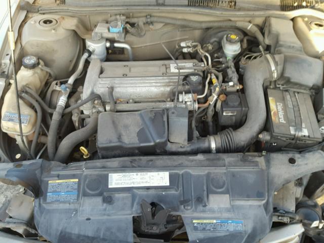 1G1JC52F947105233 - 2004 CHEVROLET CAVALIER BEIGE photo 7