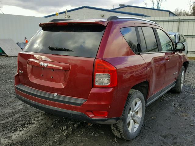 1C4NJDBB0CD563670 - 2012 JEEP COMPASS SP RED photo 4
