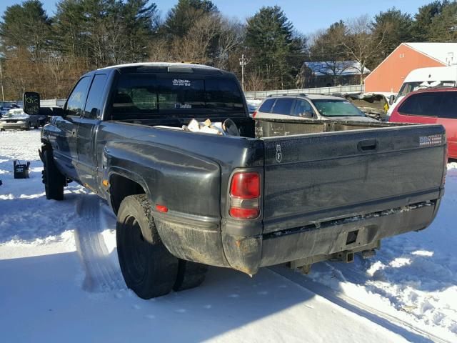 1B7MF3361WJ226925 - 1998 DODGE RAM 3500 BLACK photo 3