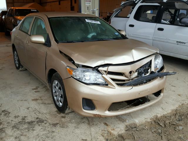2T1BU4EE8DC940986 - 2013 TOYOTA COROLLA BA BEIGE photo 1