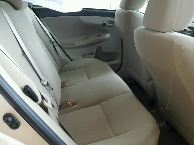 2T1BU4EE8DC940986 - 2013 TOYOTA COROLLA BA BEIGE photo 6