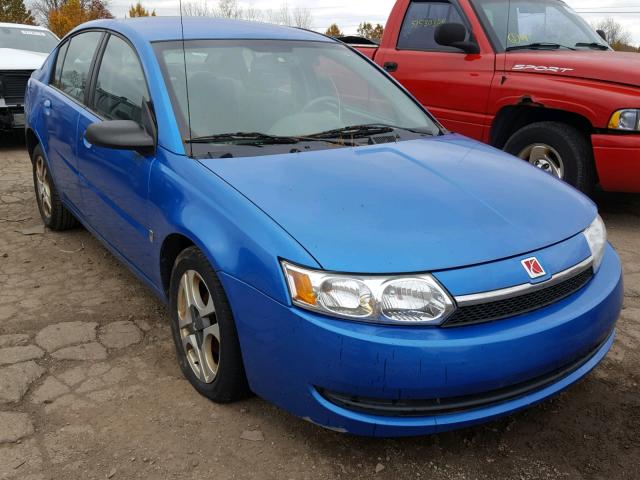 1G8AL52F43Z183407 - 2003 SATURN ION LEVEL BLUE photo 1