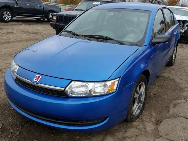 1G8AL52F43Z183407 - 2003 SATURN ION LEVEL BLUE photo 2