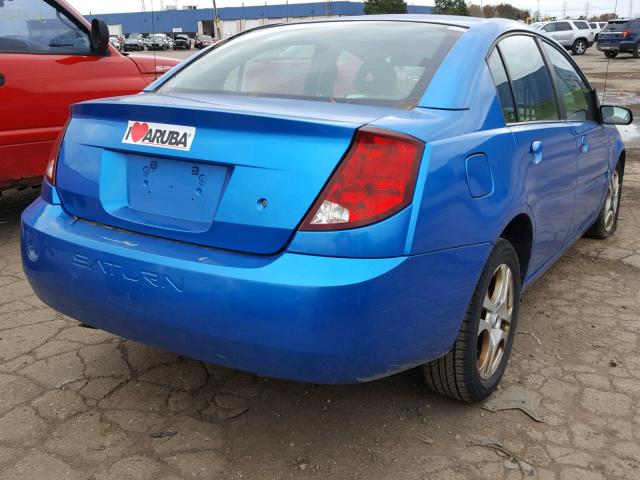 1G8AL52F43Z183407 - 2003 SATURN ION LEVEL BLUE photo 4