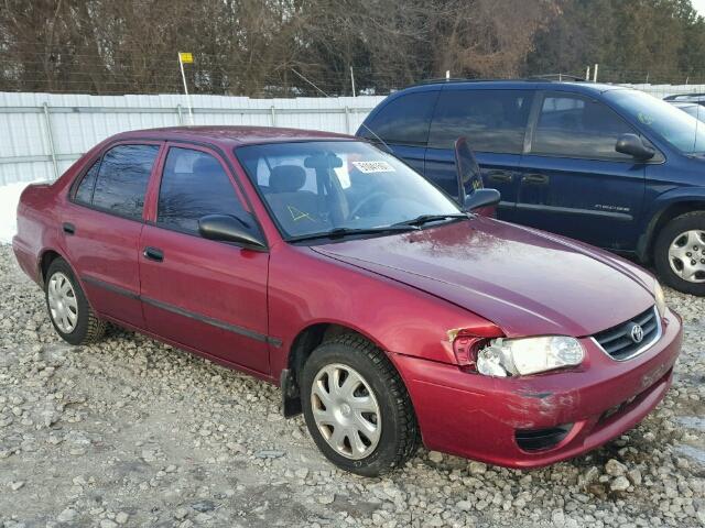 2T1BR12EX1C835284 - 2001 TOYOTA COROLLA CE RED photo 1