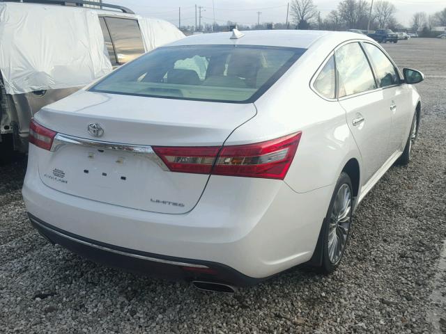 4T1BK1EB7GU241569 - 2016 TOYOTA AVALON XLE WHITE photo 4
