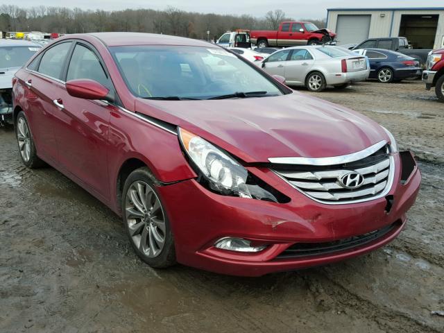 5NPEC4AC2BH183078 - 2011 HYUNDAI SONATA SE MAROON photo 1