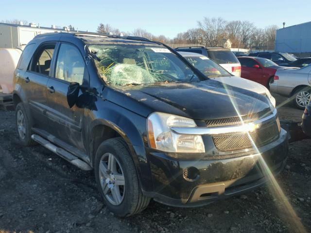 2CNDL43F686347590 - 2008 CHEVROLET EQUINOX LT BLACK photo 1