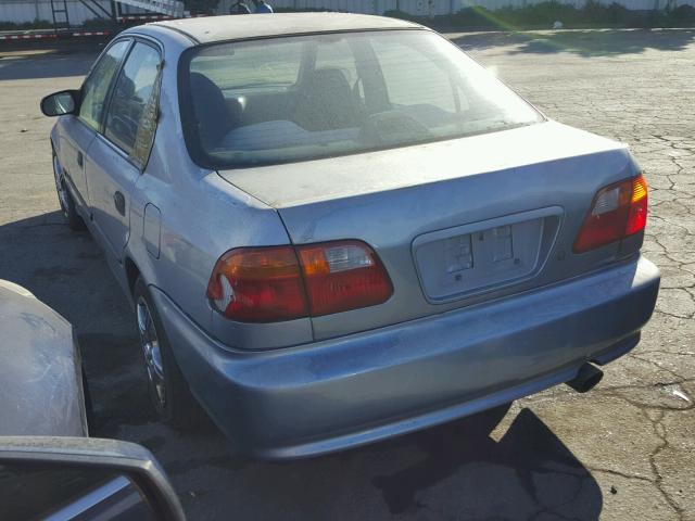 1HGEJ6575XL047742 - 1999 HONDA CIVIC LX SILVER photo 3