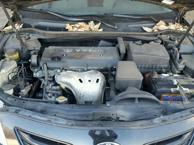 4T4BE46K08R039946 - 2008 TOYOTA CAMRY CE BLACK photo 7