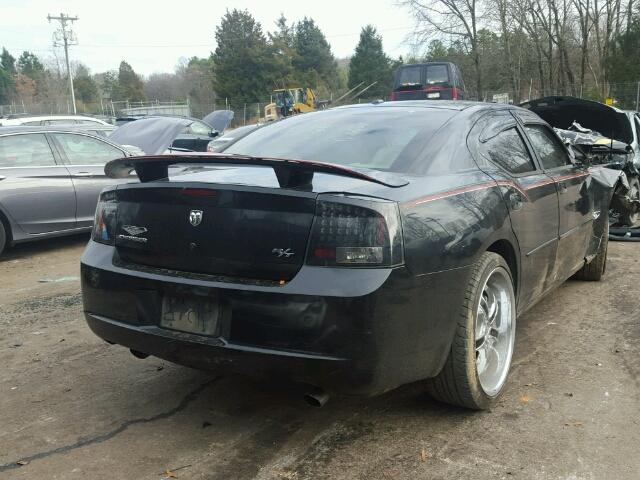 2B3KA53H46H500172 - 2006 DODGE CHARGER R/ BLACK photo 4