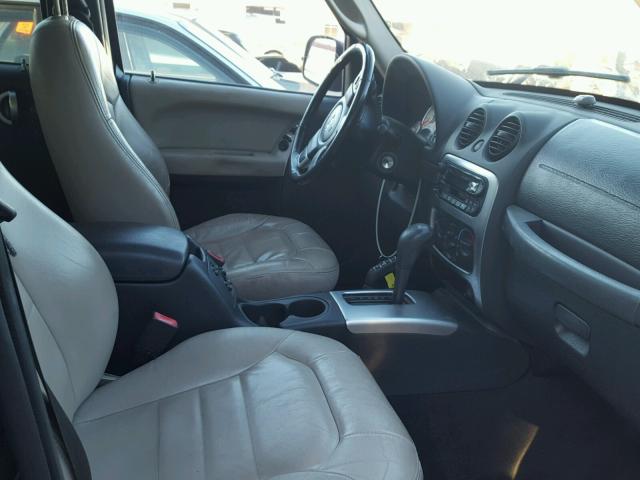 1J4GL58K84W158804 - 2004 JEEP LIBERTY LI BLUE photo 5