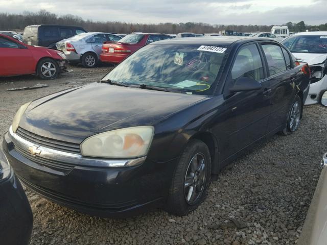 1G1ZT54885F251003 - 2005 CHEVROLET MALIBU LS BLACK photo 2