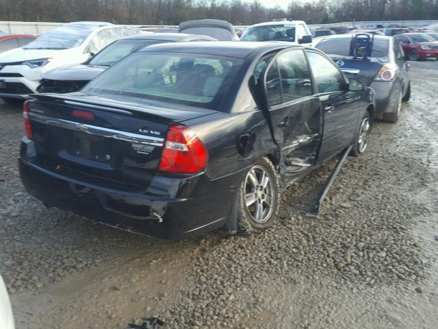 1G1ZT54885F251003 - 2005 CHEVROLET MALIBU LS BLACK photo 4