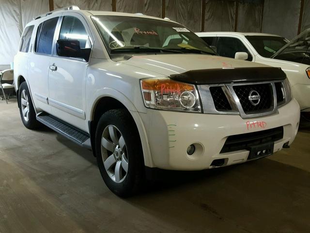 5N1BA0NC3AN602366 - 2010 NISSAN ARMADA SE WHITE photo 1