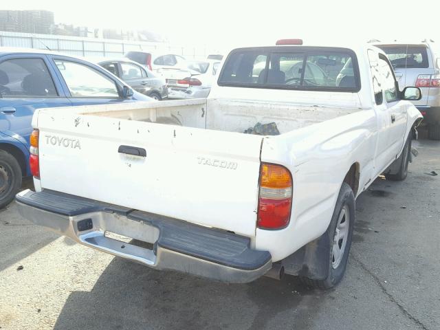 5TEVL52N02Z056932 - 2002 TOYOTA TACOMA XTR WHITE photo 4