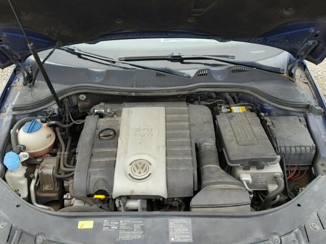 WVWAK73C48E124123 - 2008 VOLKSWAGEN PASSAT KOM BLUE photo 7