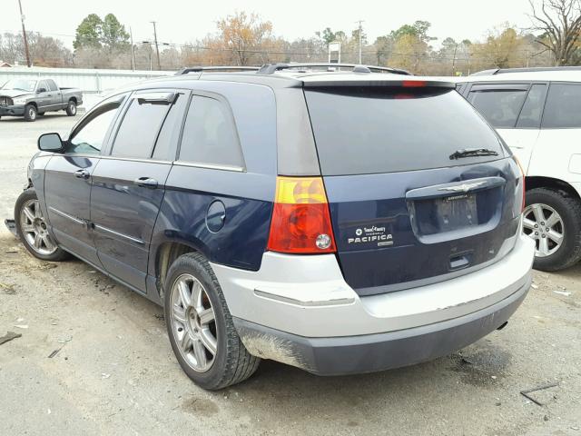 2C4GM68485R302176 - 2005 CHRYSLER PACIFICA T BLUE photo 3