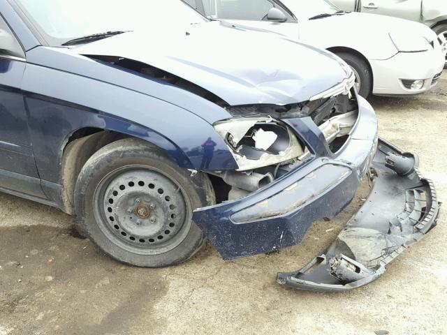 2C4GM68485R302176 - 2005 CHRYSLER PACIFICA T BLUE photo 9