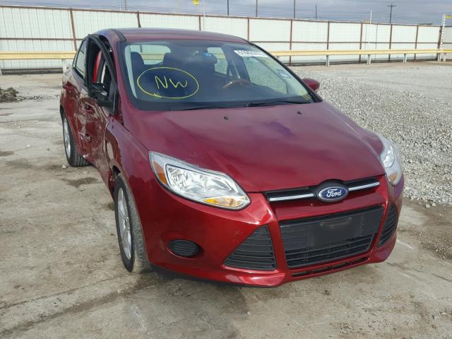 1FADP3K22DL289566 - 2013 FORD FOCUS SE RED photo 1