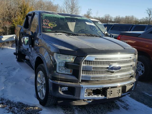 1FTEW1EG5HFA21547 - 2017 FORD F150 SUPER BLACK photo 1