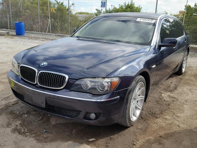 WBAGN63473DR18923 - 2003 BMW 745 LI BLUE photo 2