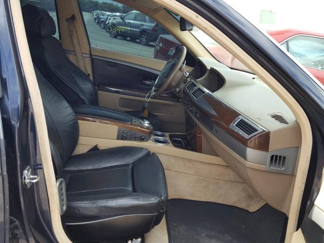 WBAGN63473DR18923 - 2003 BMW 745 LI 蓝色 照片 5