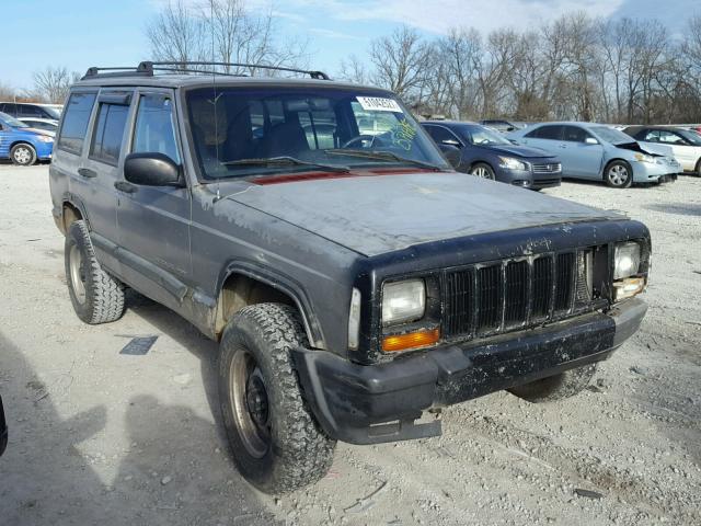 1J4FF48S1YL154212 - 2000 JEEP CHEROKEE S GRAY photo 1