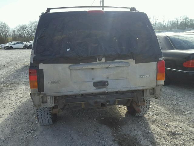 1J4FF48S1YL154212 - 2000 JEEP CHEROKEE S GRAY photo 9