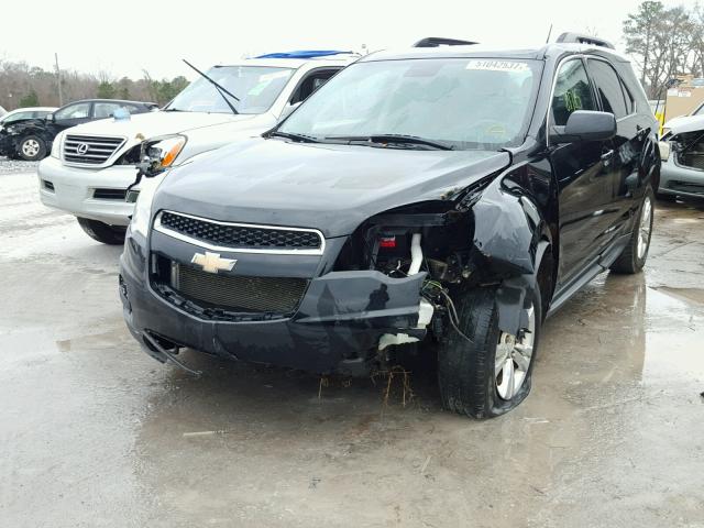 2GNALDEK6D6427345 - 2013 CHEVROLET EQUINOX LT BLACK photo 2