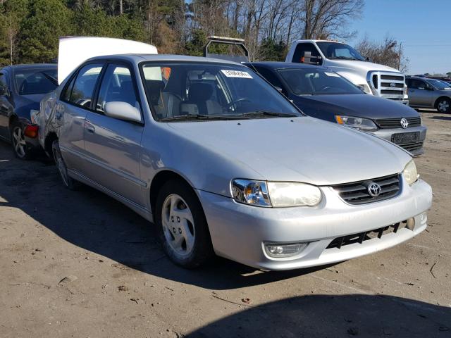 2T1BR12E71C471194 - 2001 TOYOTA COROLLA CE SILVER photo 1