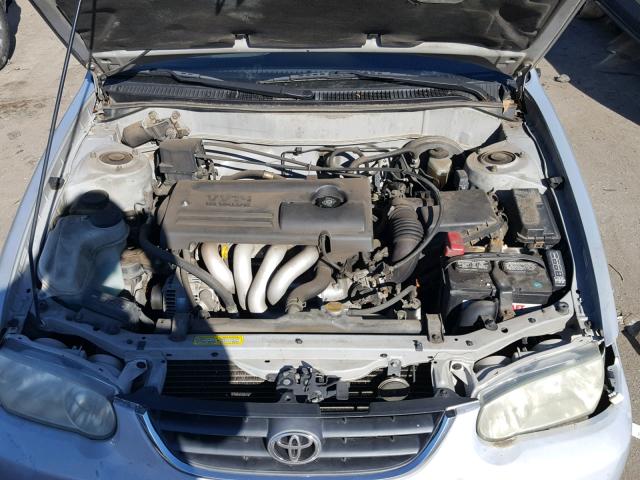 2T1BR12E71C471194 - 2001 TOYOTA COROLLA CE SILVER photo 7