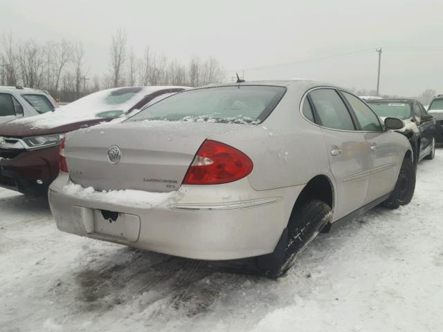 2G4WC582781139946 - 2008 BUICK LACROSSE C SILVER photo 4