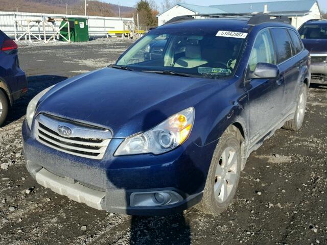 4S4BRBKC4A3357307 - 2010 SUBARU OUTBACK 2. BLUE photo 2