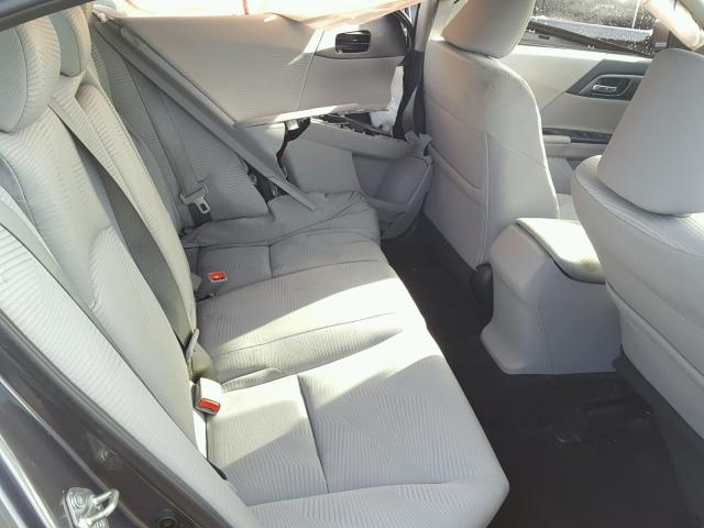 1HGCR2F31FA009259 - 2015 HONDA ACCORD LX GRAY photo 6