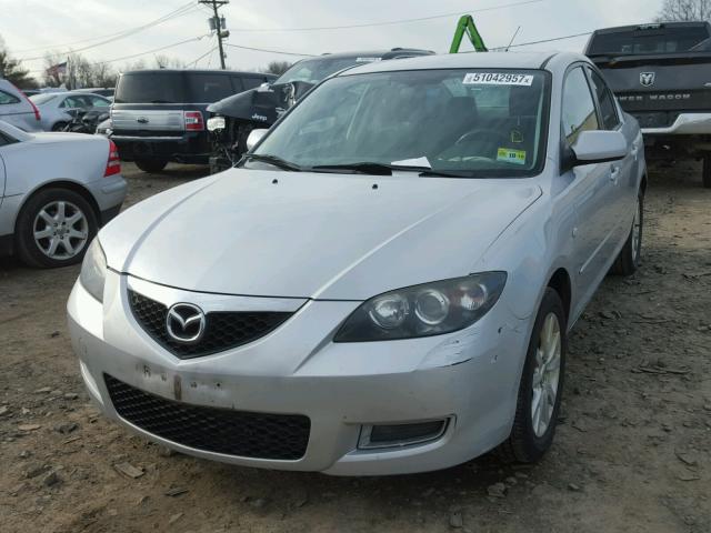 JM1BK32G571732370 - 2007 MAZDA 3 I SILVER photo 2