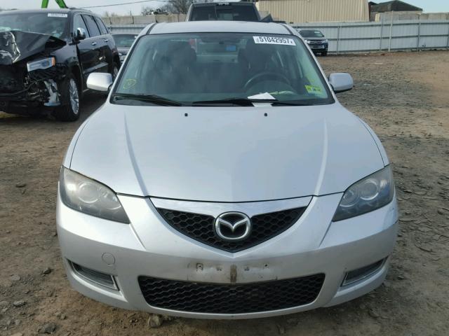 JM1BK32G571732370 - 2007 MAZDA 3 I SILVER photo 9