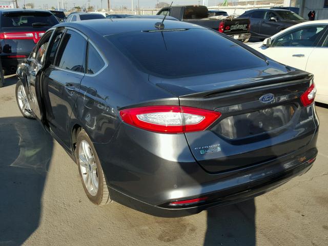 3FA6P0SU8FR280562 - 2015 FORD FUSION TIT GRAY photo 3