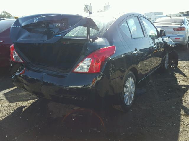 3N1CN7AP5CL843379 - 2012 NISSAN VERSA S BLACK photo 4