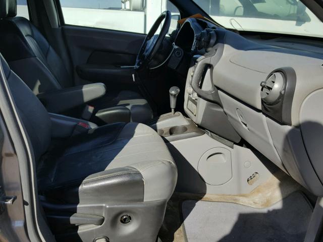 3G7DA03E34S532278 - 2004 PONTIAC AZTEK SILVER photo 5