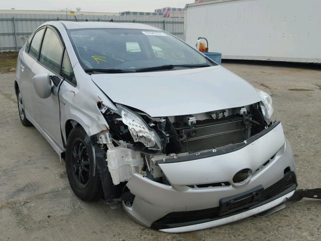 JTDKN3DU8C1556340 - 2012 TOYOTA PRIUS SILVER photo 1