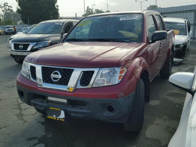 1N6AD0EV1GN707258 - 2016 NISSAN FRONTIER S RED photo 2