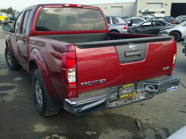 1N6AD0EV1GN707258 - 2016 NISSAN FRONTIER S RED photo 3