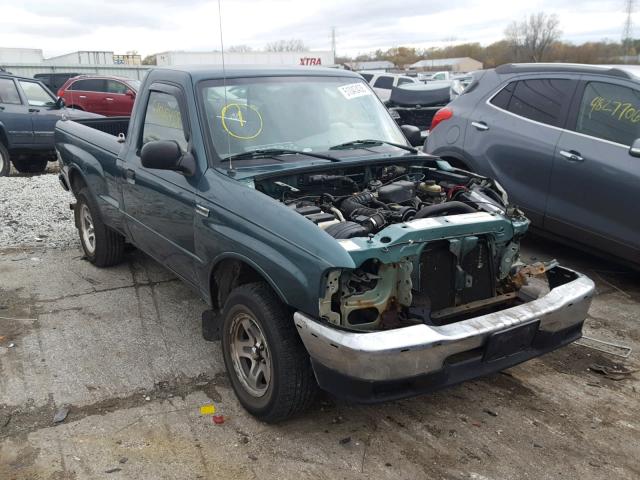 4F4YR12C1YTM11348 - 2000 MAZDA B2500 GREEN photo 1