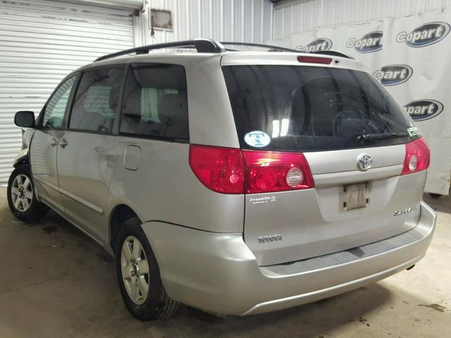 5TDZK23C19S254118 - 2009 TOYOTA SIENNA SILVER photo 3