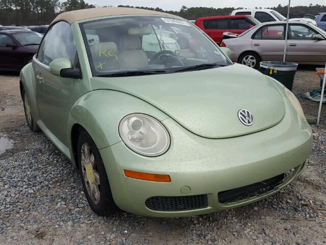 3VWRF31Y67M401097 - 2007 VOLKSWAGEN NEW BEETLE GREEN photo 1